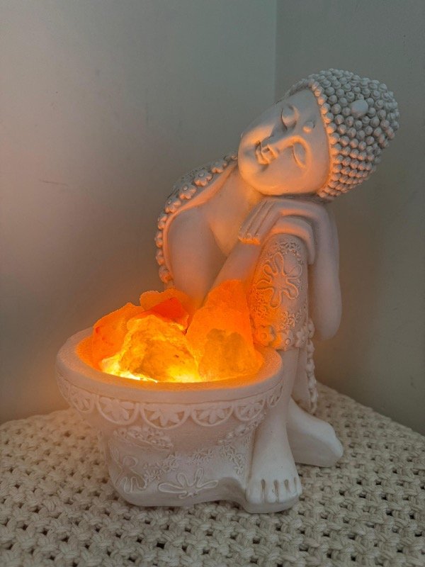 Producto - Lámpara de sal Buda soñador
