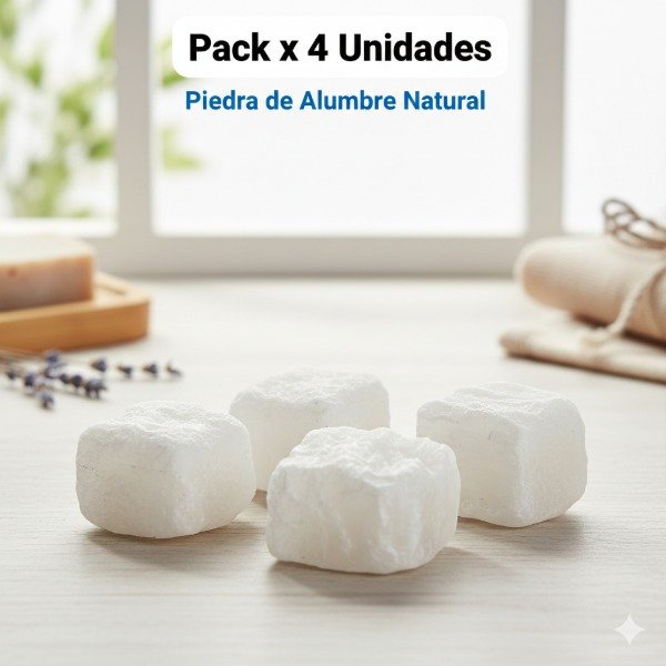 Producto - Piedra Alumbre Pack x 4 Unidades (Envío Gratis)