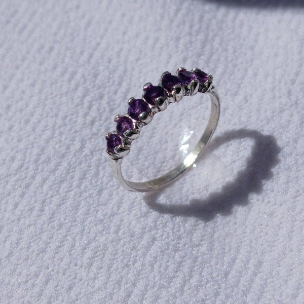 Producto - Anillo plata 925 Amatista n18,5 - 2
