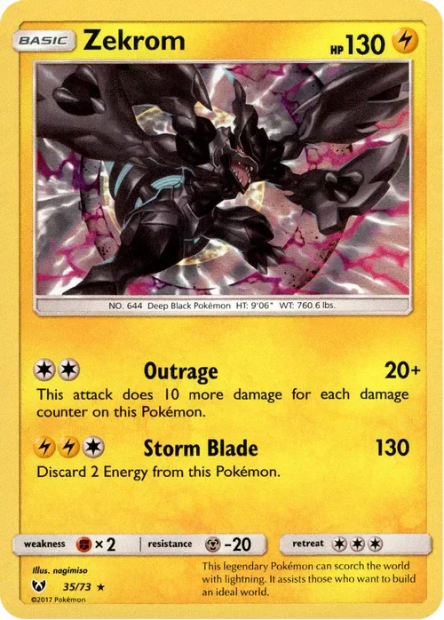 Producto - Zekrom - 35/73 - Shining Legends - Holo