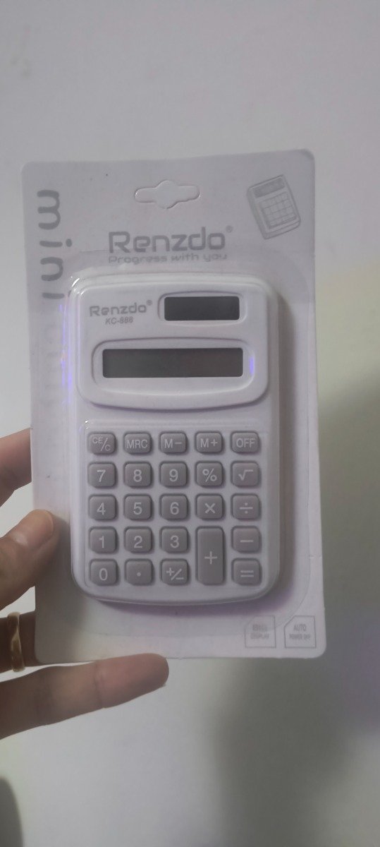 Producto - Calculadora mini blanca