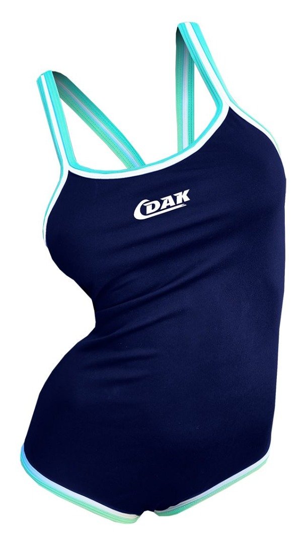 Producto - MALLA DAMA - DASHA AZUL MARINO CON TURQUESA - DAK