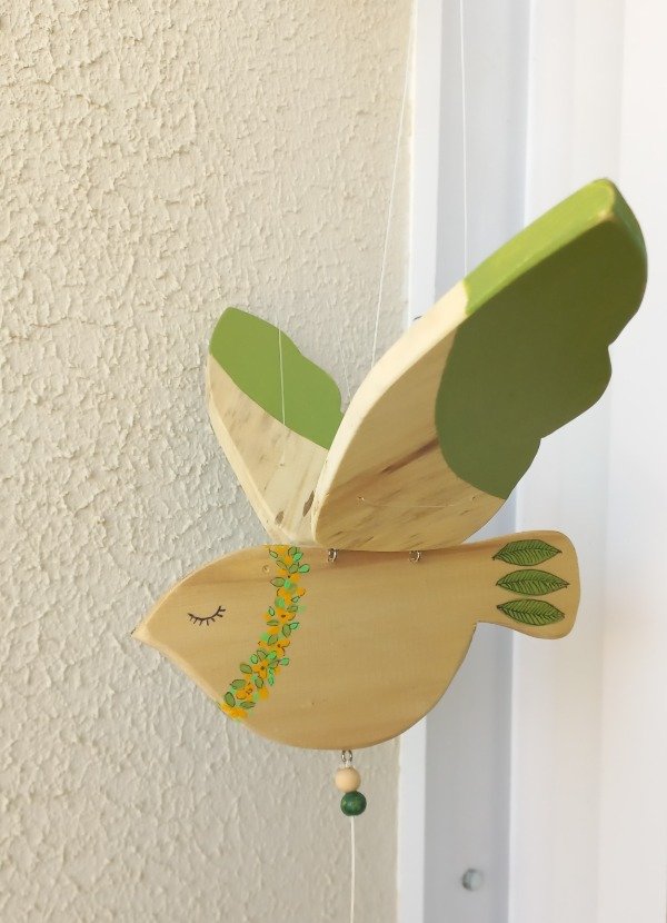 Producto - Ave soñadora pájaro móvil "Virulana" - 1