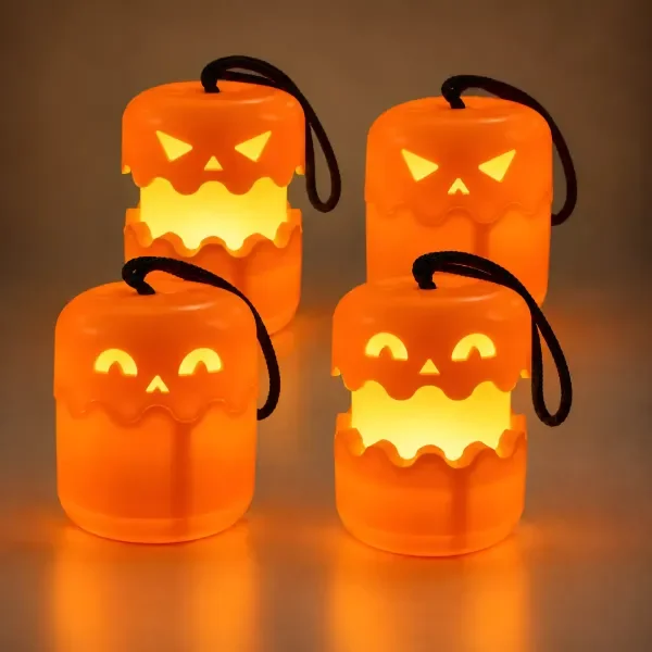 Producto - Vela Led Halloween - Calabaza
