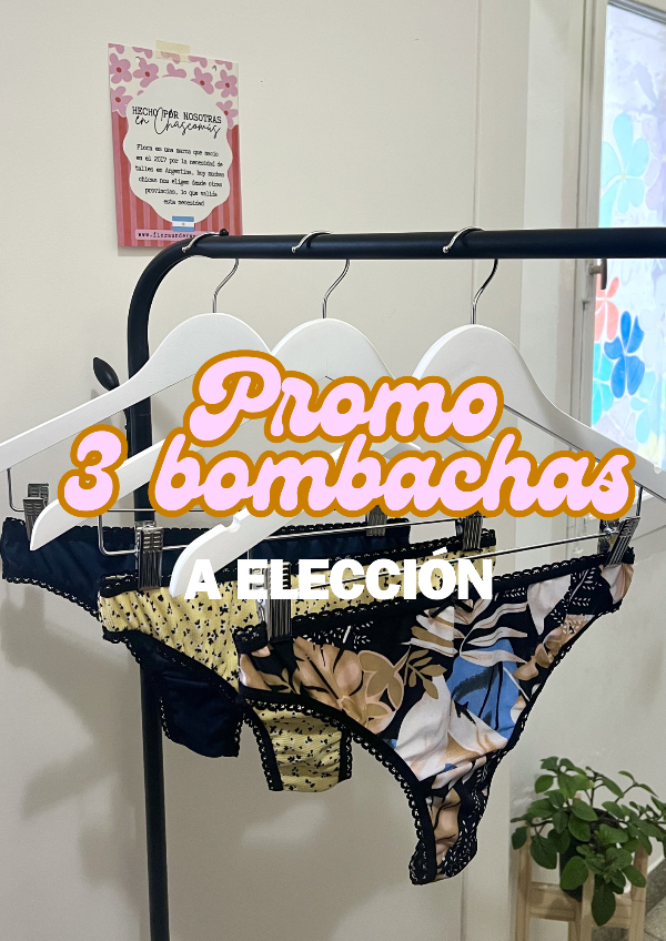 Producto - PROMO 3 BOMBACHAS a eleccion