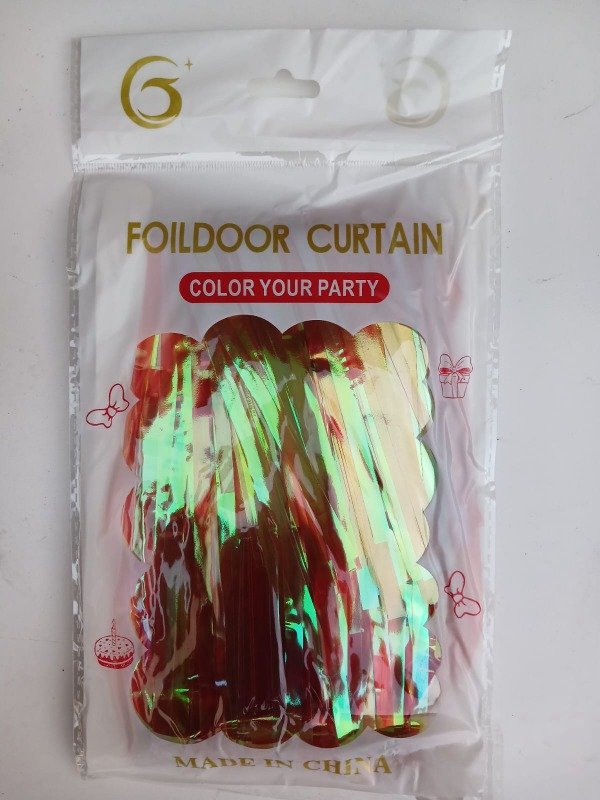 Producto - Cortina Iridiscente Roja