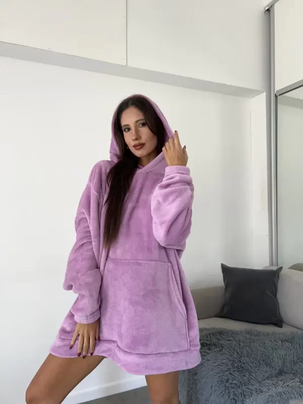 Producto - Maxi Buzo Liso Lavanda clarito