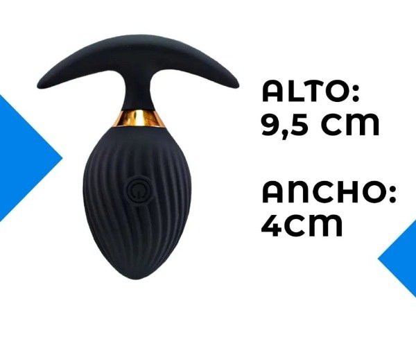 Producto - PLUG ANAL DE SILICONA CON CONTROL REMOTO - 2