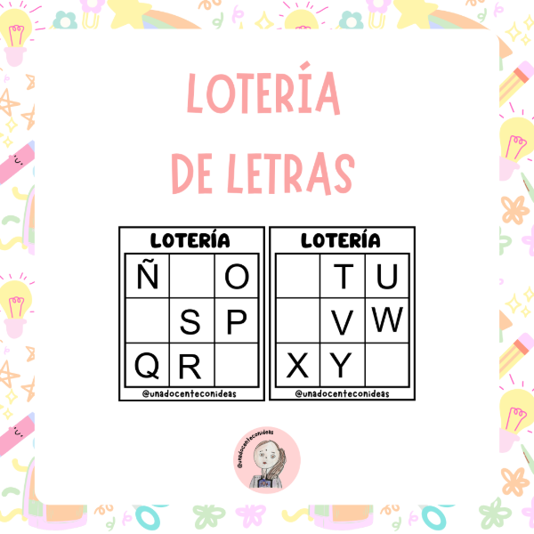 Producto - LOTERÍA DE LETRAS