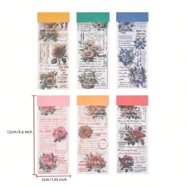 Producto - Mini Librito de papel floral - 2