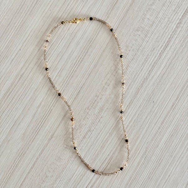 Producto - Collar Mix cristal y ojo de tigre - 2