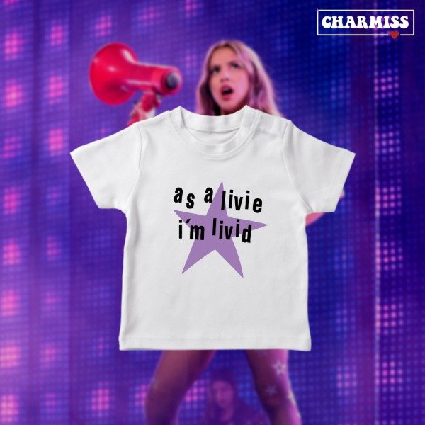 Baby tee as a livie im livid