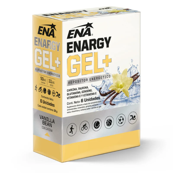 Producto - Enargy Gel+ Con Cafeína 6 unidades