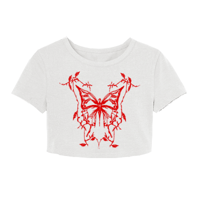 Producto - BABY TEE CROP MARIPOSA