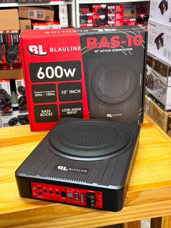 Producto - SUBWOOFER BAJO ASIENTO SLIM BLAULINE 180 RMS 10 PULGADAS - 0