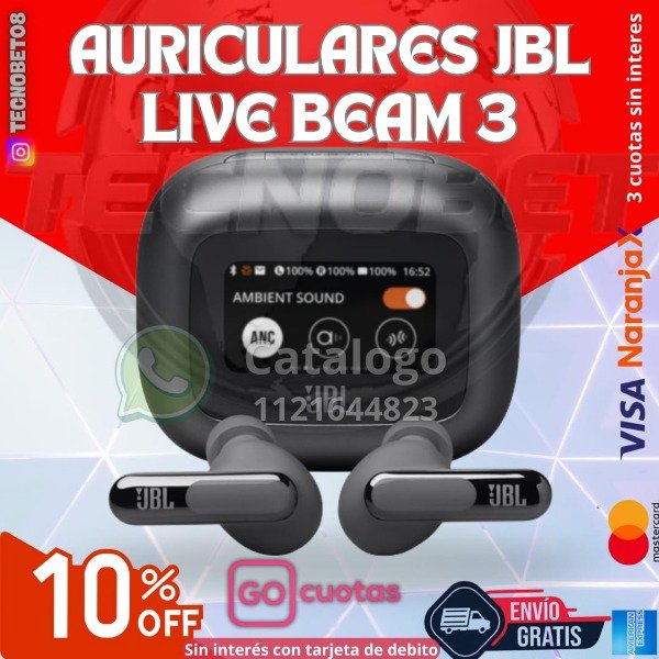 Producto - AURICULARES JBL LIVE BEAM 3
