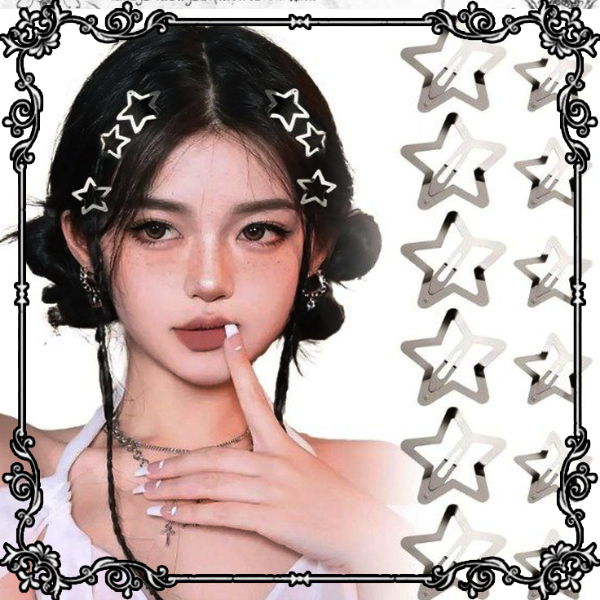 Producto - Set x6 Hebillas Y2k