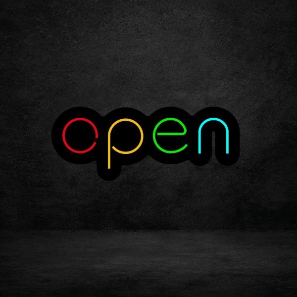 Producto - Open (MDF NEGRO) - 33x15