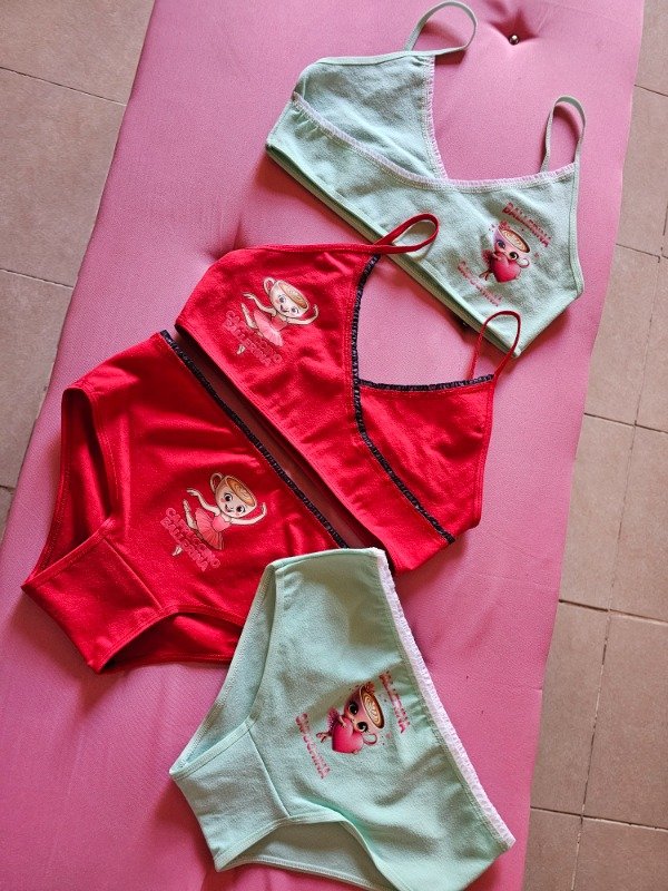 Producto - Conjunto NENA INICIAL Algodón BALLERINA CAPUCHINA - 3
