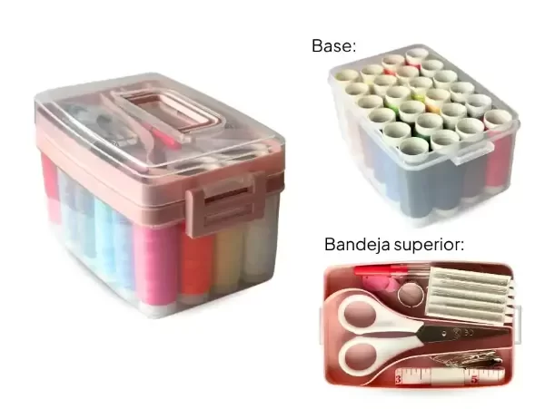 Producto - COSTURERO CAJA KIT 13 CM  x 9 CM x  8.5 CM