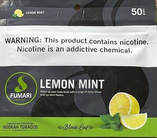 Producto - (TABACO PARA SHISHA) FUMARI 50G LEMON MINT