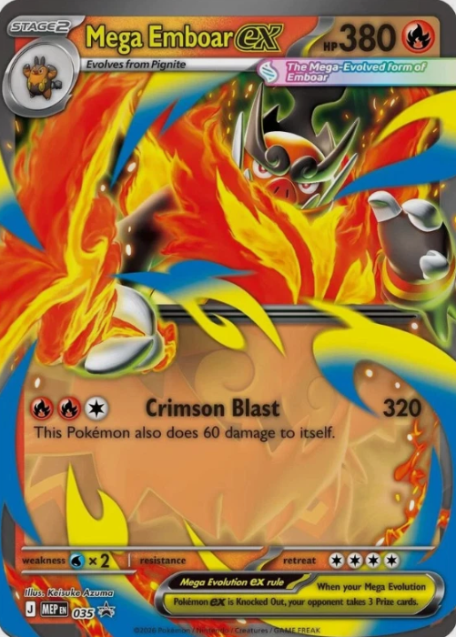 Producto - Mega Emboar ex MEP035 ME Black Star Promos