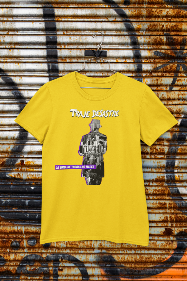 Producto - TRAJE DESASTRE " LA SUMA..." AMARILLO