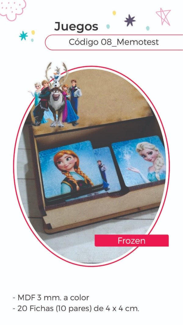 Producto - Memotest Frozen