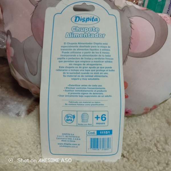 Producto - Chupete de alimentación R