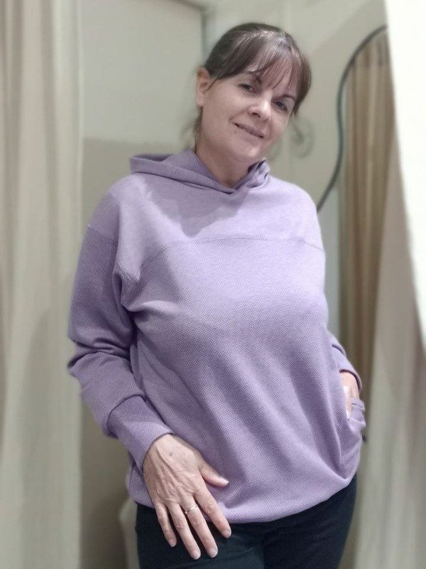 Producto - Buzo micro panal lila