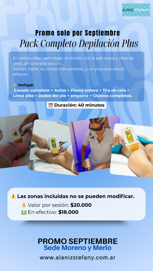 Producto - Pack Completo Plus depi laser