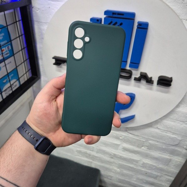 Producto - Silicone Case Verde Militar - Samsung A14