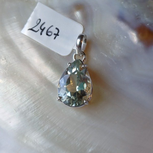 Producto - Dije Plata 925 prasiolita