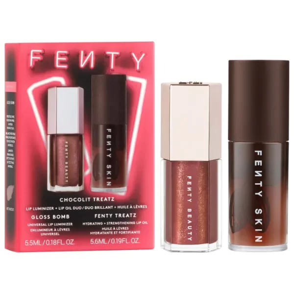 Producto - Fenty Beauty by Rihanna Chocolit Treatz Lip Luminizer + Lip Oil Duo