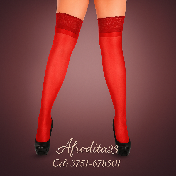 Producto - Medias lisa Rojas