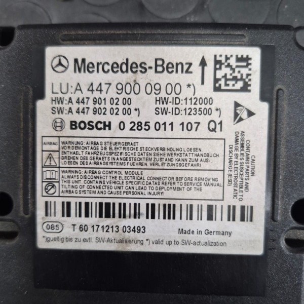Producto - Reset Choque Airbag Mercedes Vito 0285011107 A4479000900 95256 B2207 Clear Crash - 0