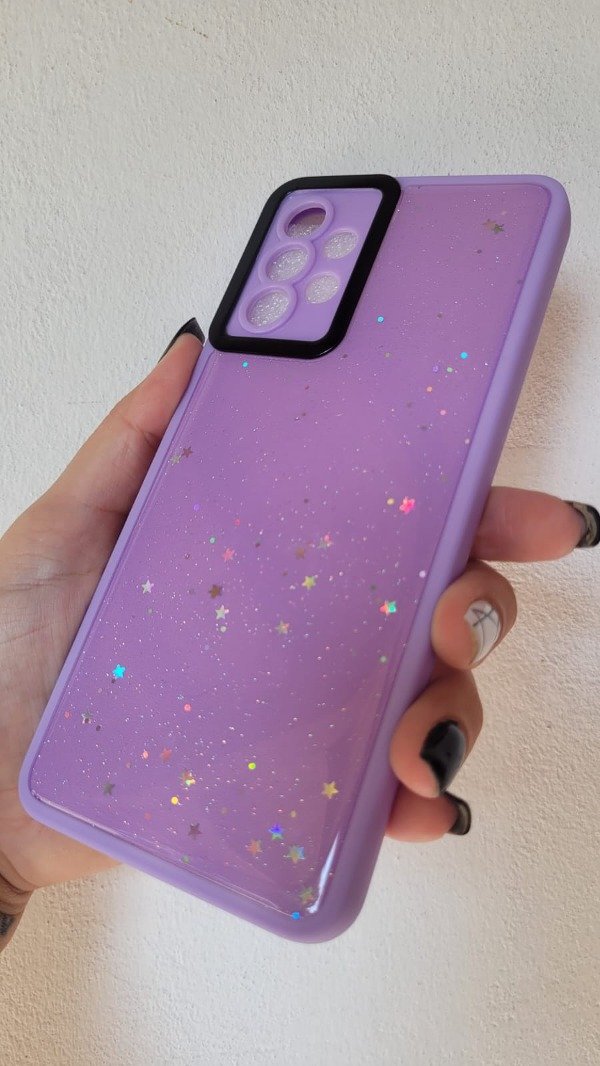 Producto - A33 funda reforzada brillo violeta