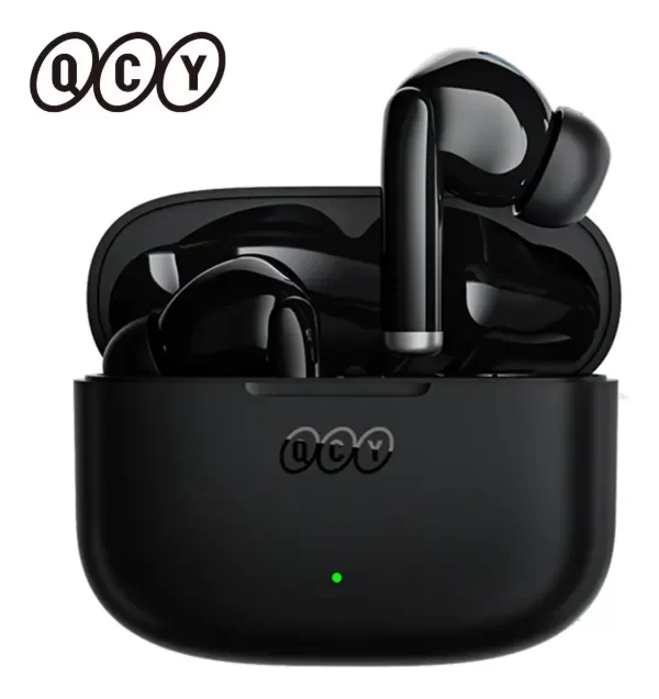 Producto - QCY T19 NEGROS AURICULARES BLUETOOTH EARBUDS USB-C