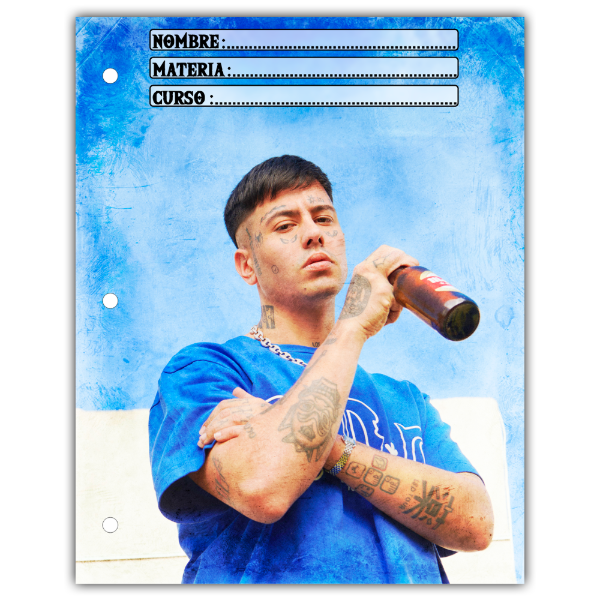 Producto - Carátula Separadores N3 Duki Diseño 11