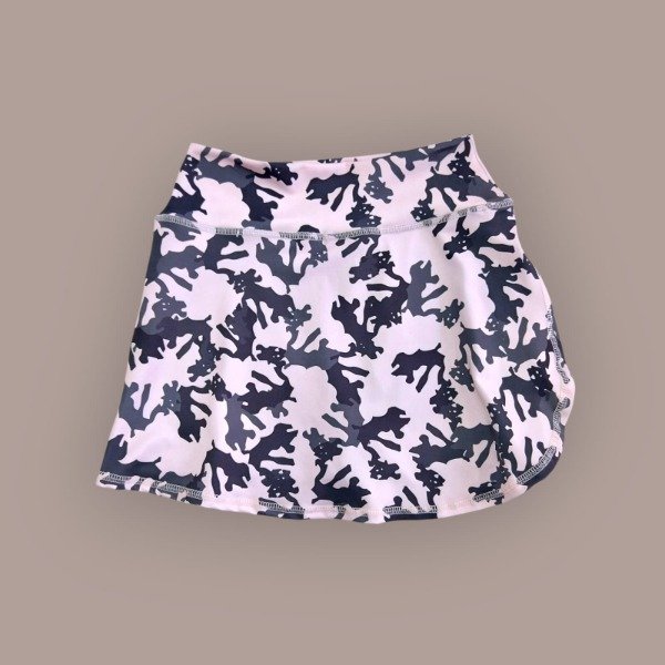 Producto - Pollera manchas rosa y gris