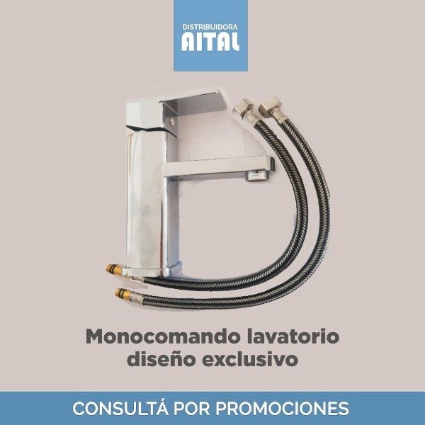 Producto - Monocomando lavatorio - Pico cuadrado