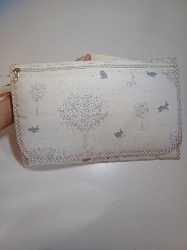 Producto - Cambiador neceser conejitos gris