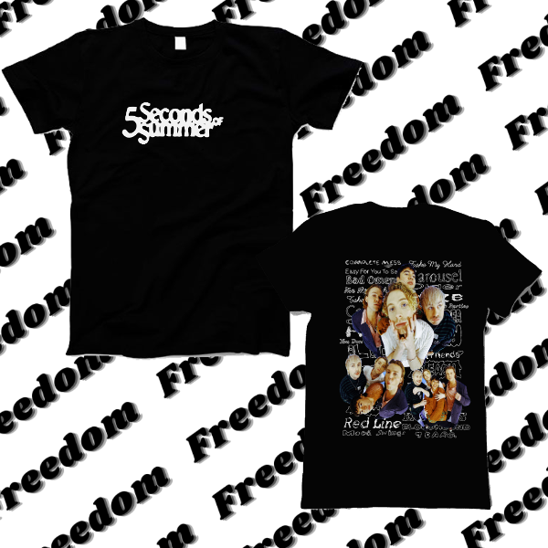 Remera 5sos tracklist- dtf III
