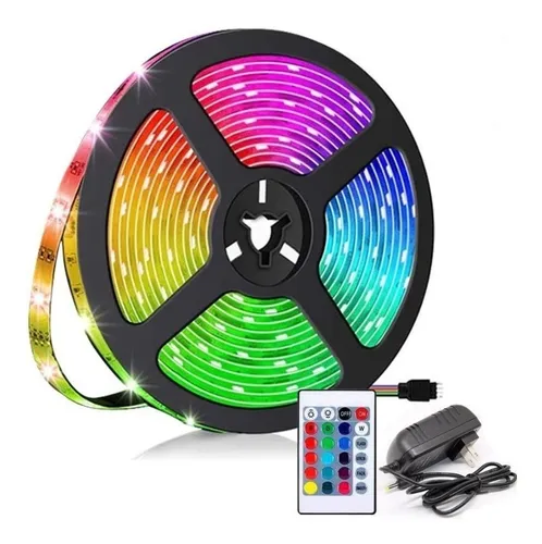 Producto - Tira led 5 mts 16 colores con control