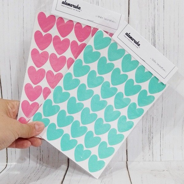Producto - Plancha de vinilo - Corazones 02