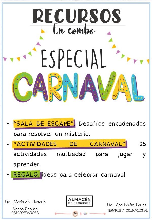 Producto - Especial CARNAVAL 2026