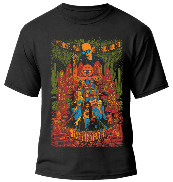 Producto - Remera Los Fundamentalistas del Aire Acondicionado Fecha Tucuman 2026