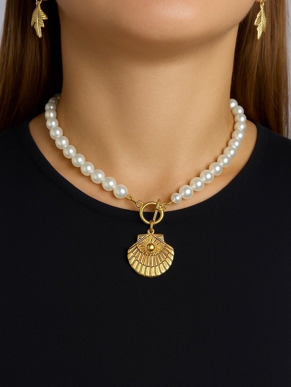 Producto - CADENA PERLAS Y DIJE MAR 2221