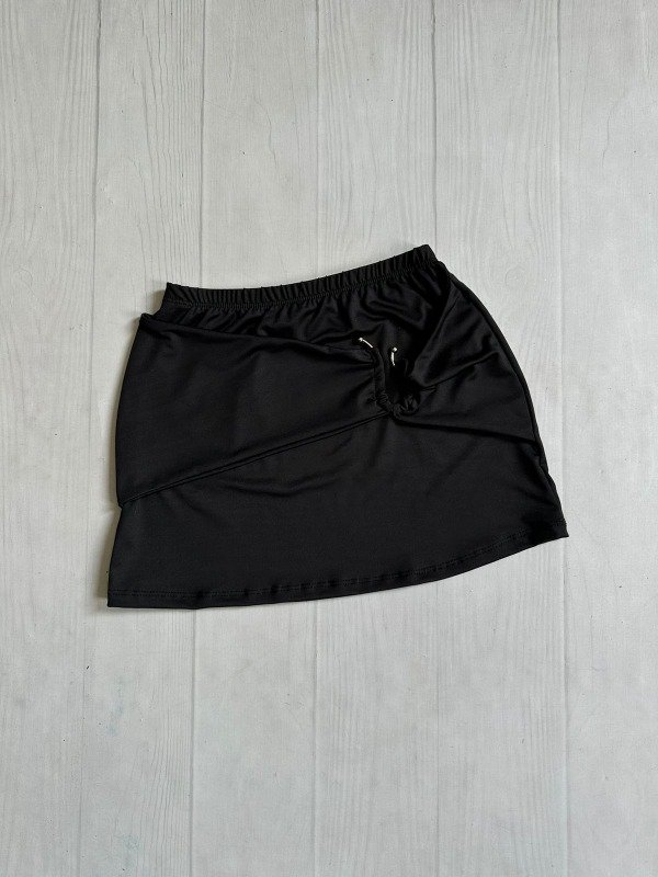 Producto - [4825] Pollera tiro bajo cinto ''V Irregular'' microfibra