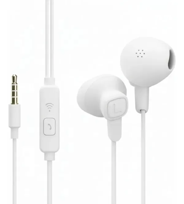 Producto - Auriculares manos libres Explosión - Con micrófono - Color blanco - Xaea